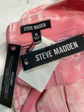 New Steve Madden Pink Denim Top, 6 (retail $89)