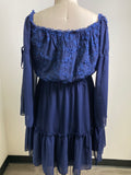 New Southern Fried Chics Blue Dress, S