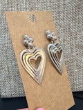Sterling Silver Heart Earrings