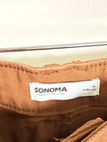 Sonoma Brown Wide Leg 27" Inseam Jeans, 14