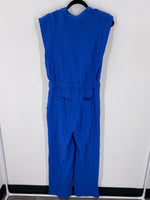 Ellison Blue Gauze Jumpsuit, M