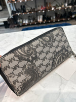 Michael Kors Black Paisley Wristlet Wallet