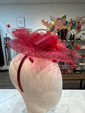 Burgundy Derby Fascinator