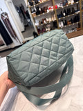 Vera Bradley Green Quilted Crossbody Bag