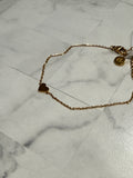 Abbott Lyon Gold Heart Bracelet