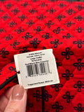 New Vera Bradley Red/Black Concerto Large Duffel Bag Carry-on, 21"x11"