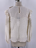 Express White/Ivory 2pc Top, M