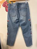 Cristina Embroidered 28" Inseam Jeans, 16