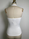 Banana Republic White Halter Top, S