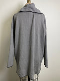 Calvin Klein Gray Herringbone Sweater, XL