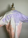 New Spirit Jersey Puerto Rico Tie Dye Sweatshirt, M (retail $72"