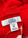 Croft & Barrow Red Sweater, M Petite