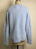 Rachel Zoe Blue Sweater, L