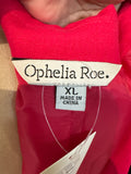 Ophelia Roe Pink Blazer Jacket, XL