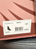 New Casta White Twist Leather Boots, 37 (7) retail $265