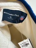 New Abercrombie & Fitch NFL Colts Sweater, XL (retail $110)