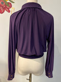 White House Black Market Purple Top, XS