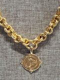 Susan Shaw Gold Horse Necklace, 16"-18