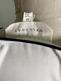 Melloday Cream with Black Trim Top, M