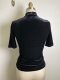 Banana Republic Black Velvet Top, XS