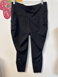 Lululemon 24" Inseam Black Leggings, 12