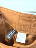 H&M Brown Snap Front Skirt, 18