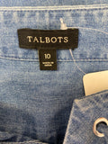 Talbots Chambray Dress, 10