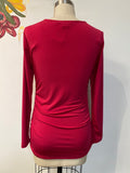 Boston Proper Pink Sequin Top, S