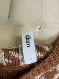 Glam Brown Sweater, L