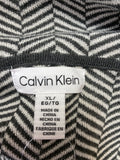 Calvin Klein Gray Herringbone Sweater, XL