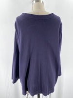 Lands End Navy Blue Cardigan, 3X