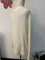 Ophelia Roe White/Ivory Sweater, 1X