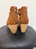 Altar'd State Brown Wedge Shoes, 8