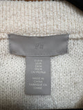 H&M Cream Sweater, M