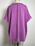 Zenana Purple Top, 1X/2X
