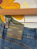 New Style & Co Straight Jeans, 10 Petite