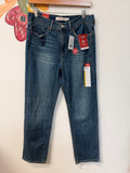 New Levi Signature Mid Rise Straight 29" Inseam Jeans, 10