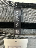 Massini Black Dress, 2X