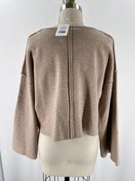 ee:some Brown Cropped Sweater, S