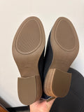 New Toms Black Leather Everly Cutout Boots, 8.5