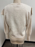 Wild Fable White Sweater, S