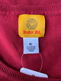 Ruby Rd Burgundy Top, XL