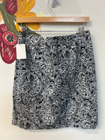 Talbots Blue Paisley Skirt, 10