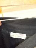 Boston Proper Black 33" Inseam Terry Sweatpants, S