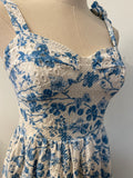 Steve Madden White/Blue Eyelet Dress, 4