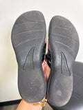 Clarks Black Cloudsteppers Sandals, 8.5