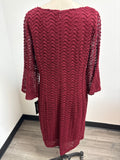 New Sharagano Burgundy Dress, 14