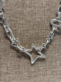 Chico's Silver Star Necklace
