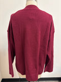 Loft Burgundy Sweater, L