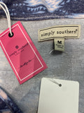 New Simply Southern Henley Top, M
